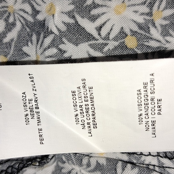 Missguided Keyhole Tiered Smock Dress Floral Size 14 - Picture 4 of 6